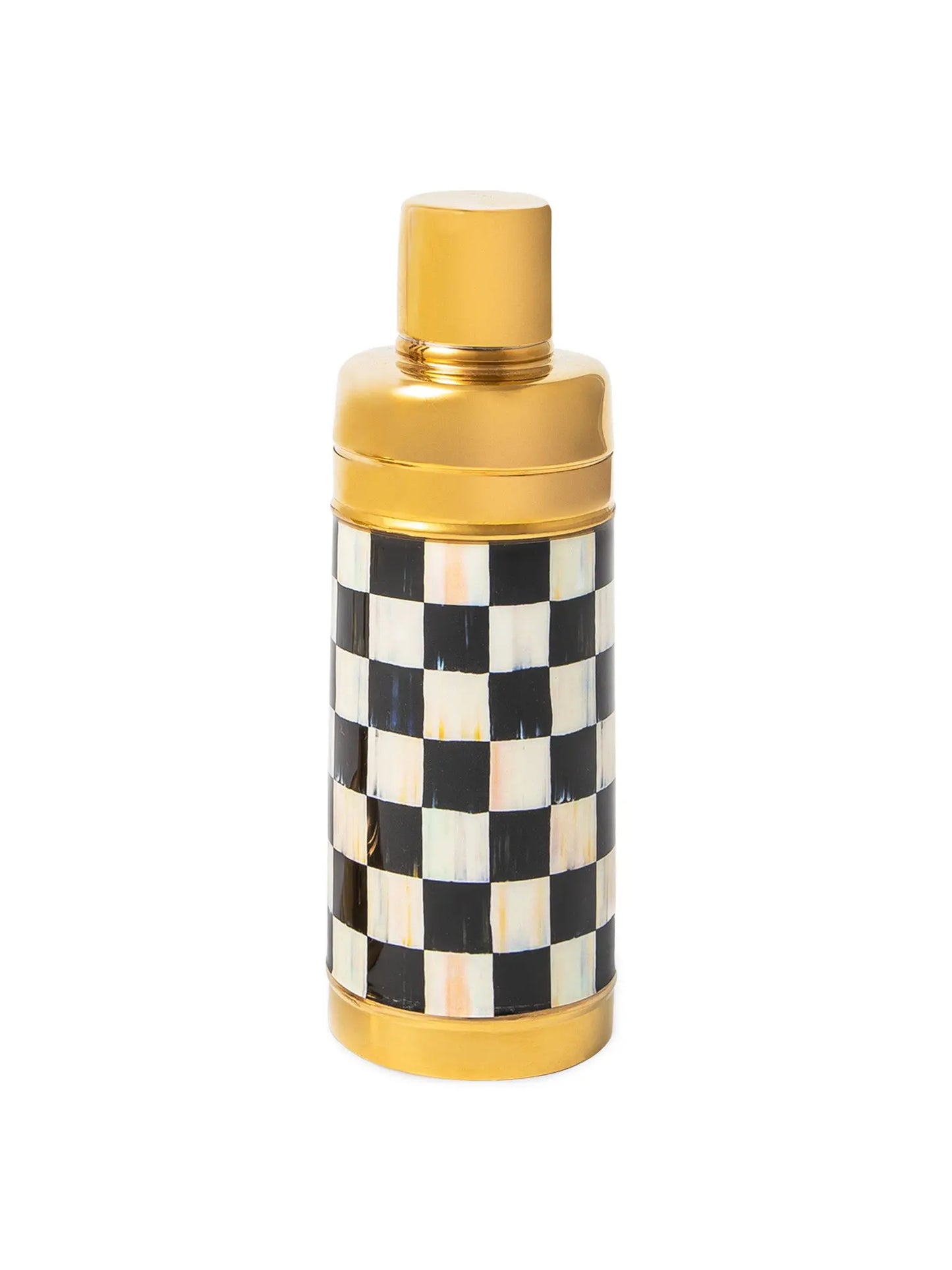 Courtly Check Gold Cocktail Shaker