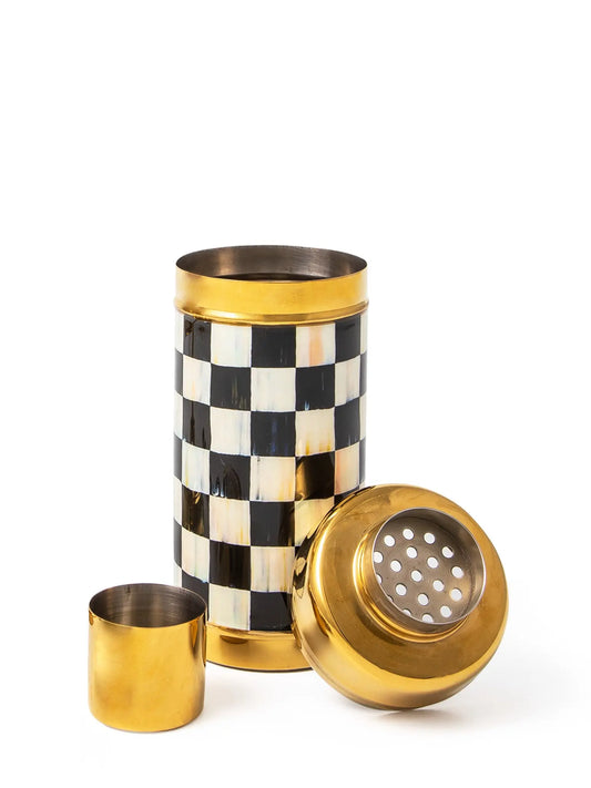 Courtly Check Gold Cocktail Shaker