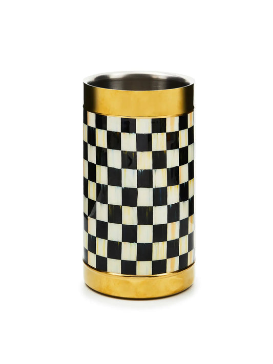 Courtly Check Gold Wine Cooler