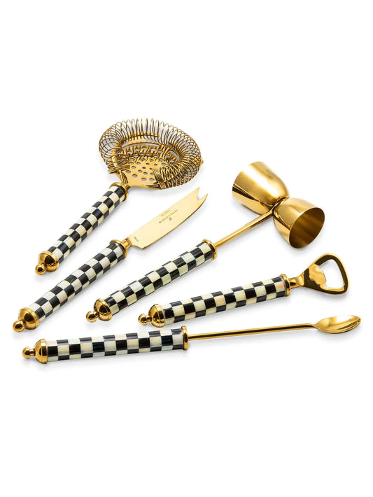 Courtly Check Gold Bar Tool Set