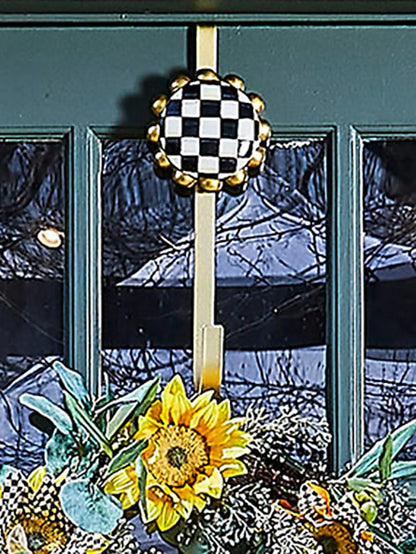 Courtly Check Wreath Hanger