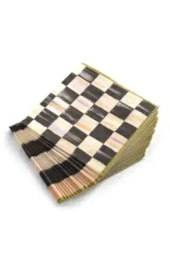 Courtly Check Cocktail Paper Napkins