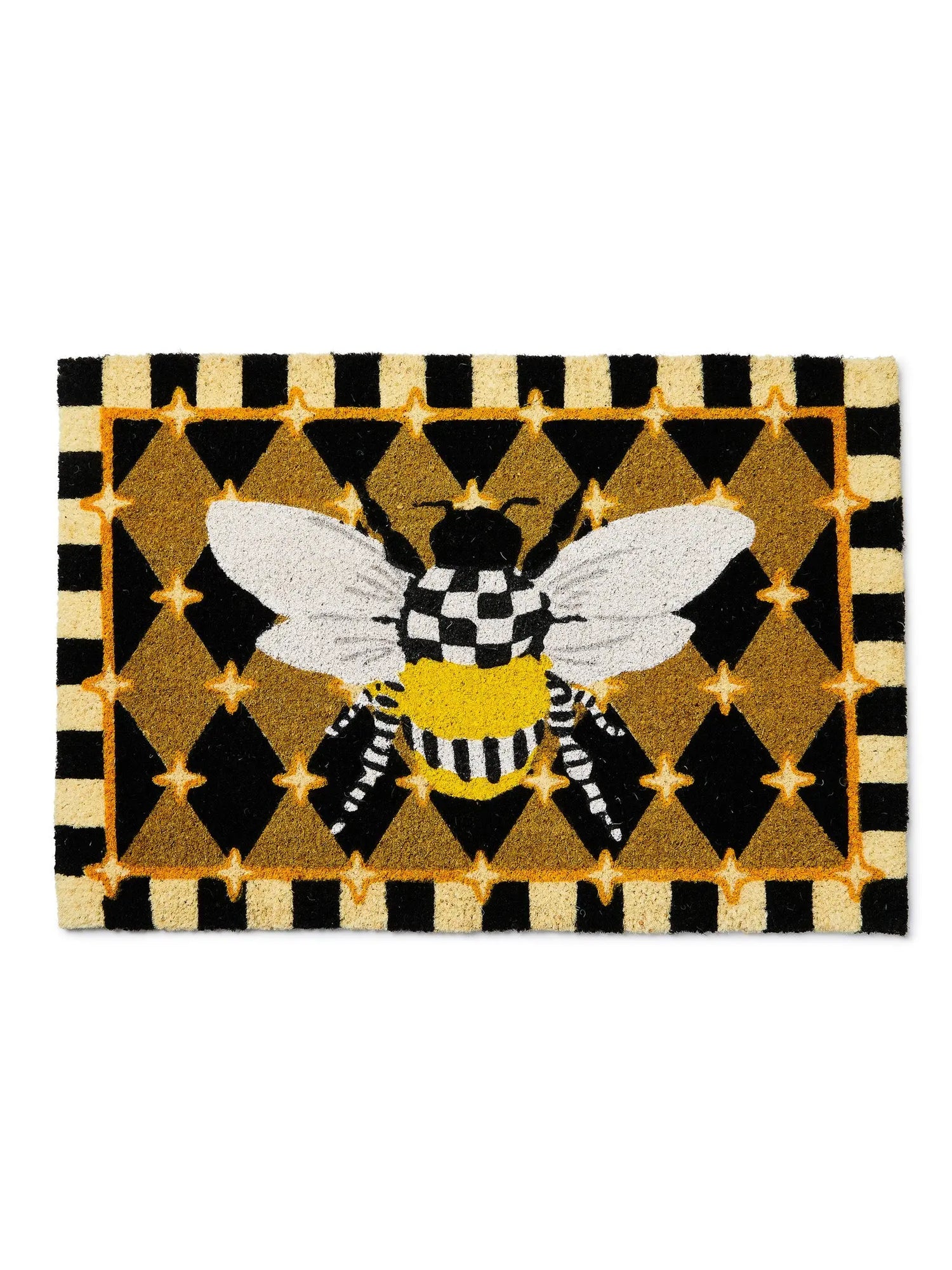 Honeycomb with Bees Entrance Mat