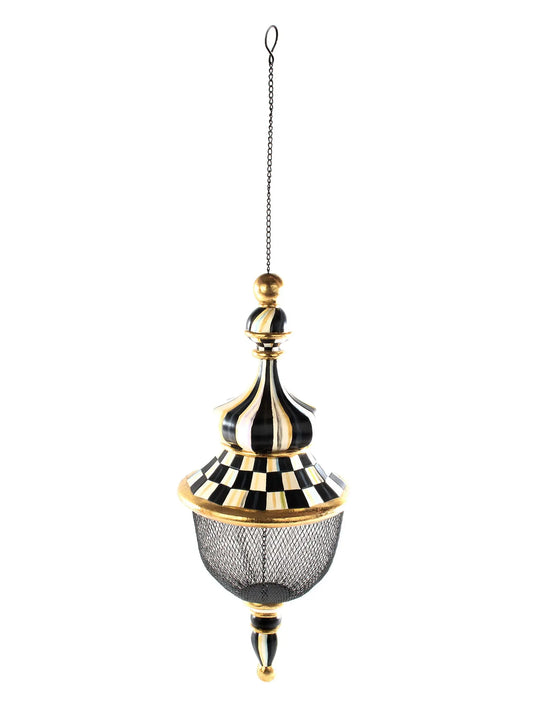 Courtly Check Pendant Bird Feeder