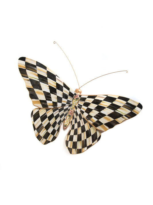 Courtly Check Large Butterfly Wall Decor