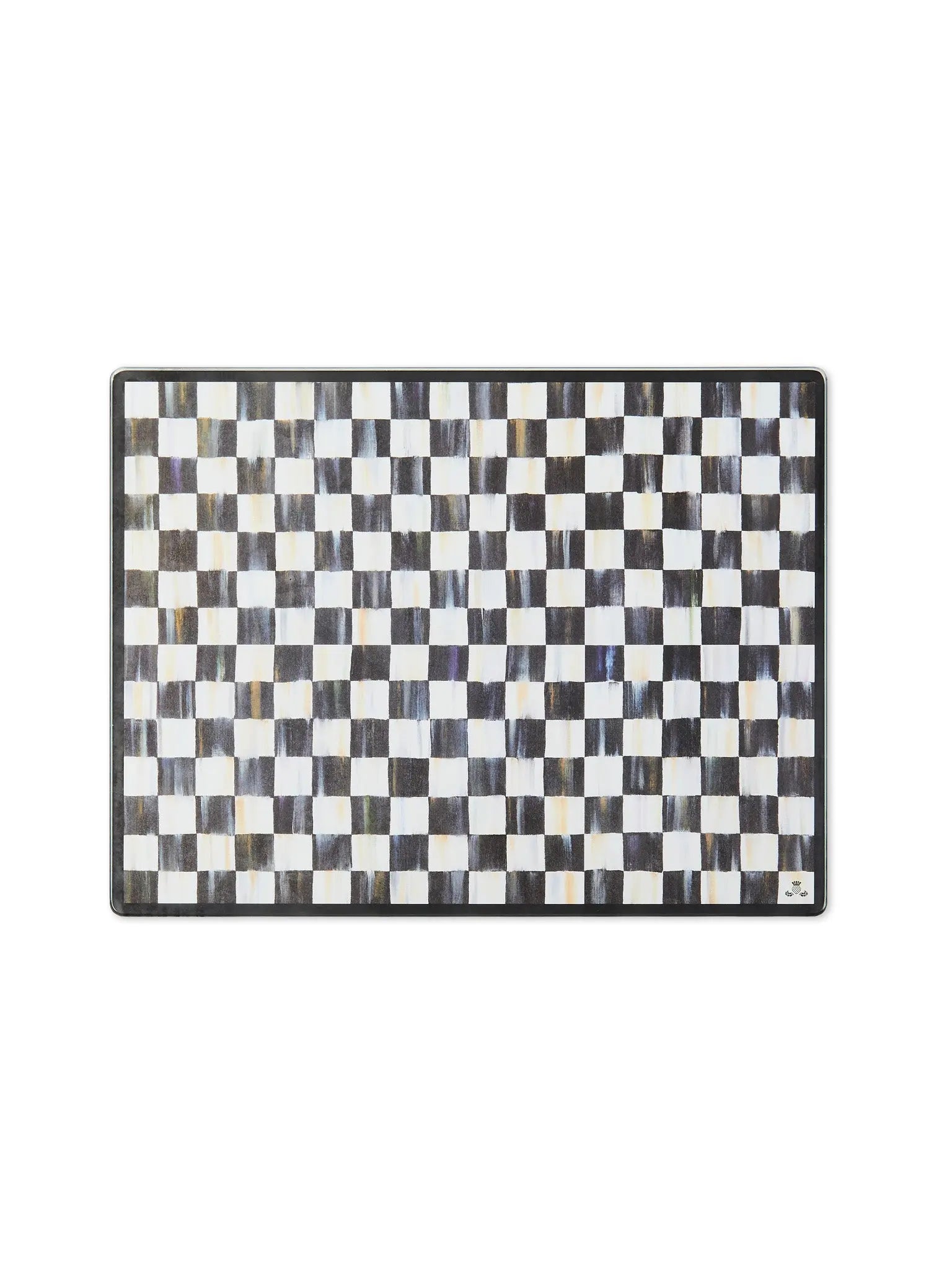 Courtly Check Glass Cutting Board, Set of 2