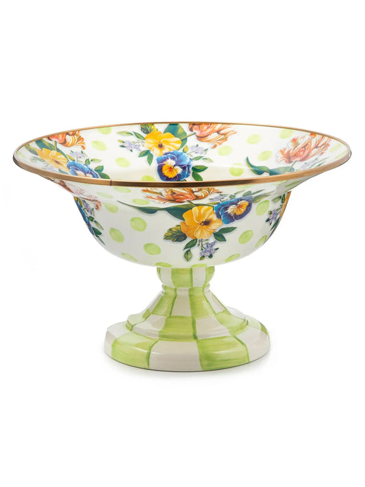Wildflowers Green Large Compote