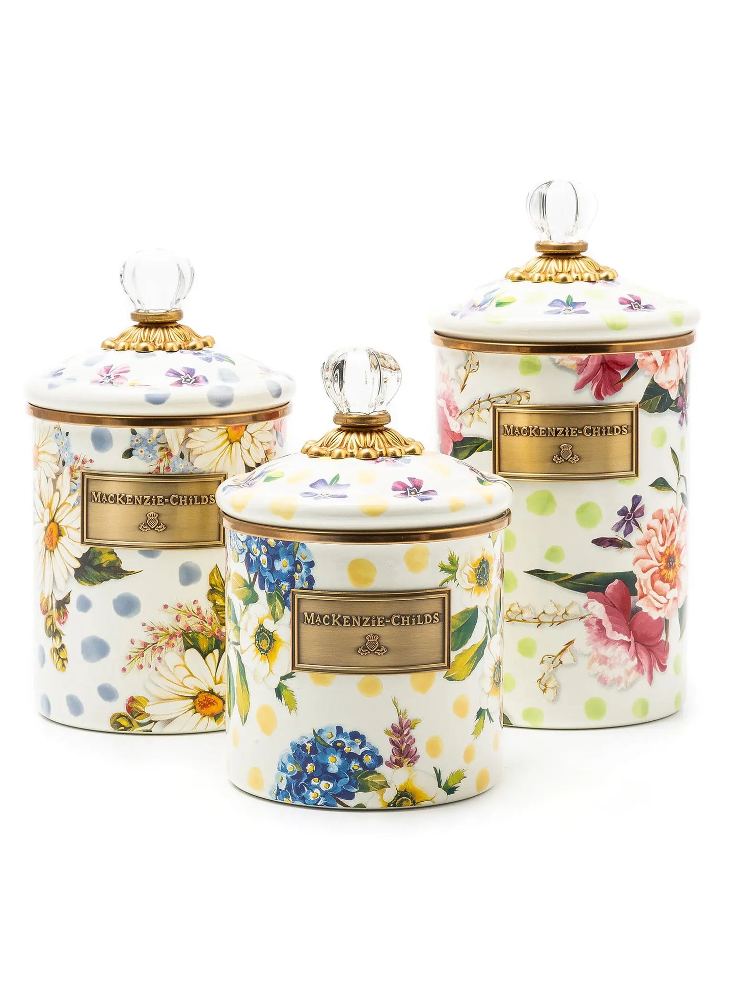 Wildflowers Yellow Small Canister