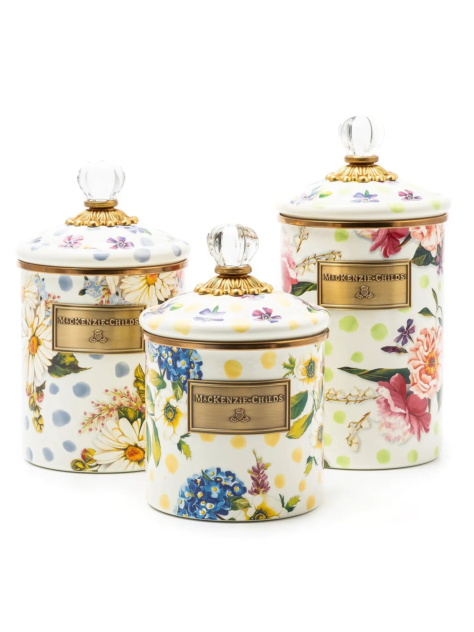 Wildflowers Yellow Small Canister
