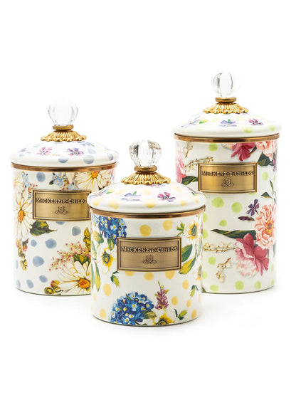 Wildflowers Yellow Small Canister