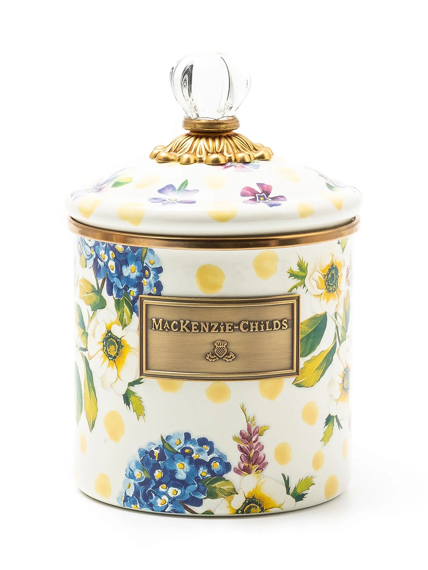Wildflowers Yellow Small Canister