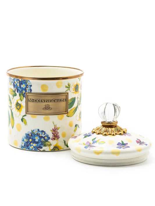 Wildflowers Yellow Small Canister