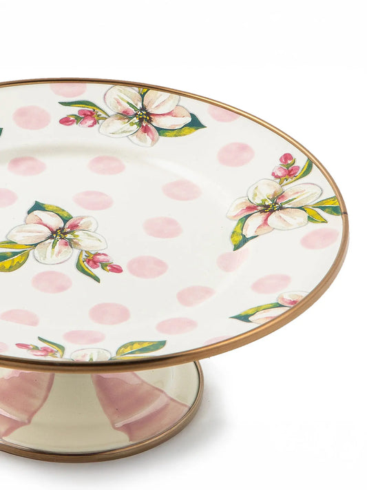 Platter: Mini Pedestal, Wildflowerpnk
