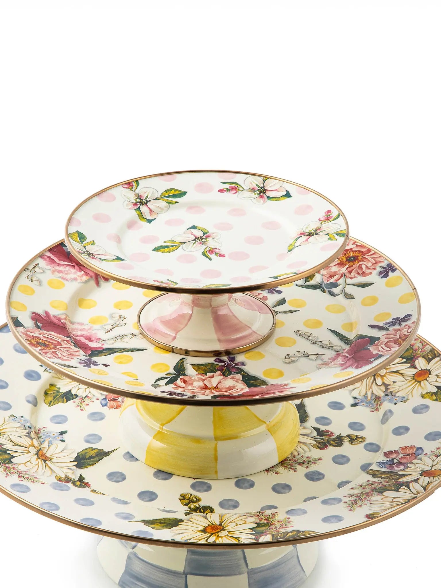 Platter: Mini Pedestal, Wildflowerpnk