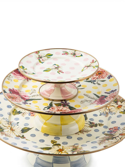 Platter: Mini Pedestal, Wildflowerpnk