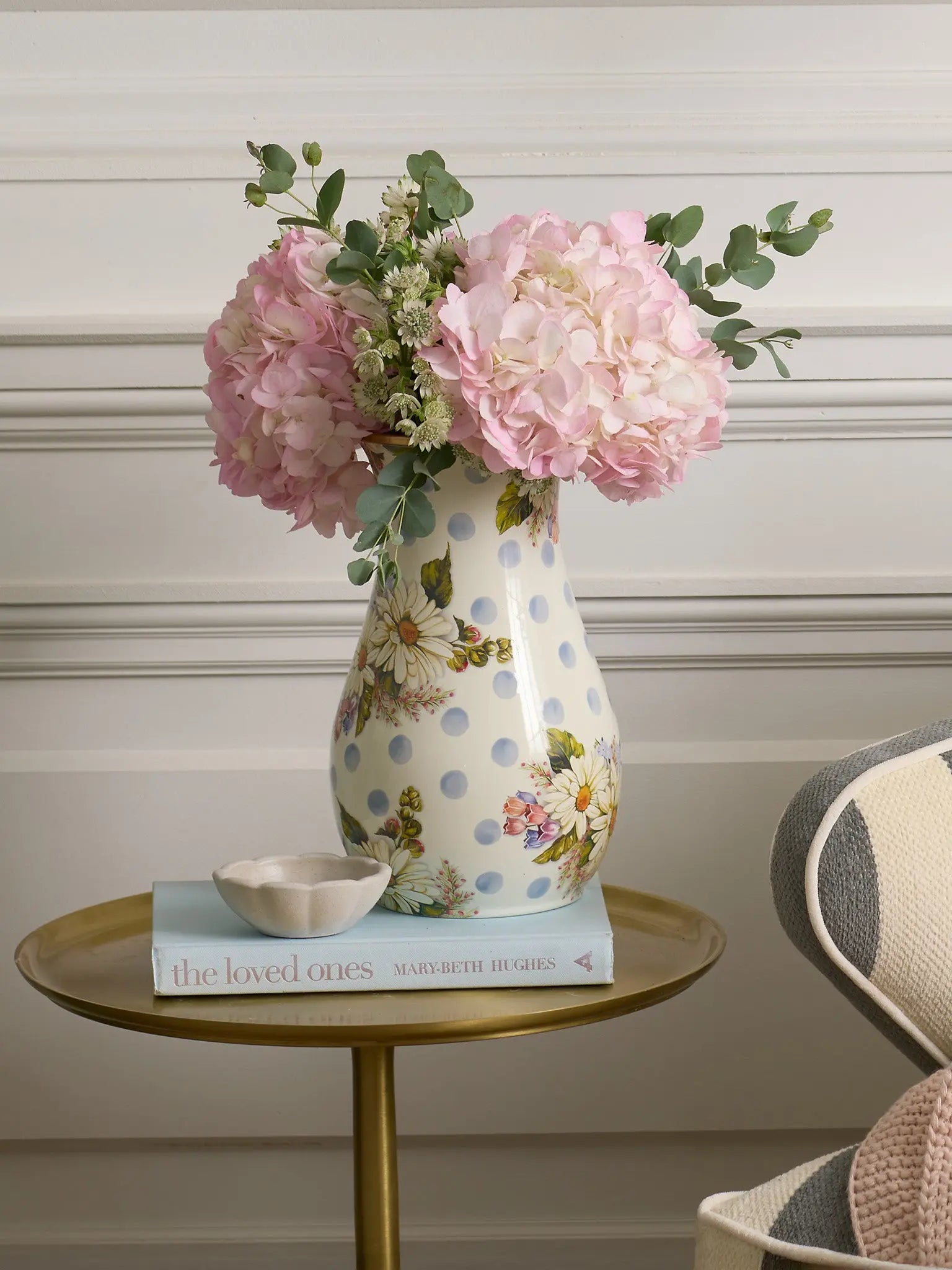 Wildflowers Blue Tall Vase