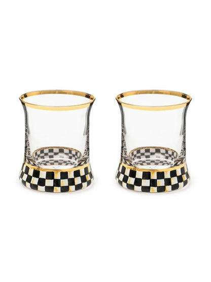 Courtly Check Shot Glass