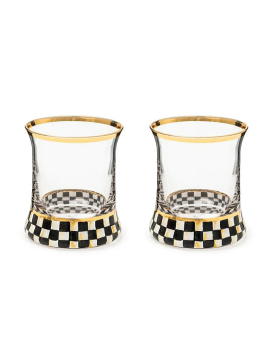 Courtly Check Shot Glass