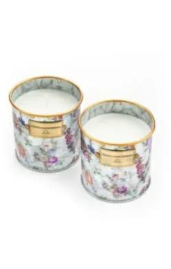 Flower Market Small Citronella Candles, Set of 2