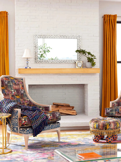 Cobblestone Wall Mirror