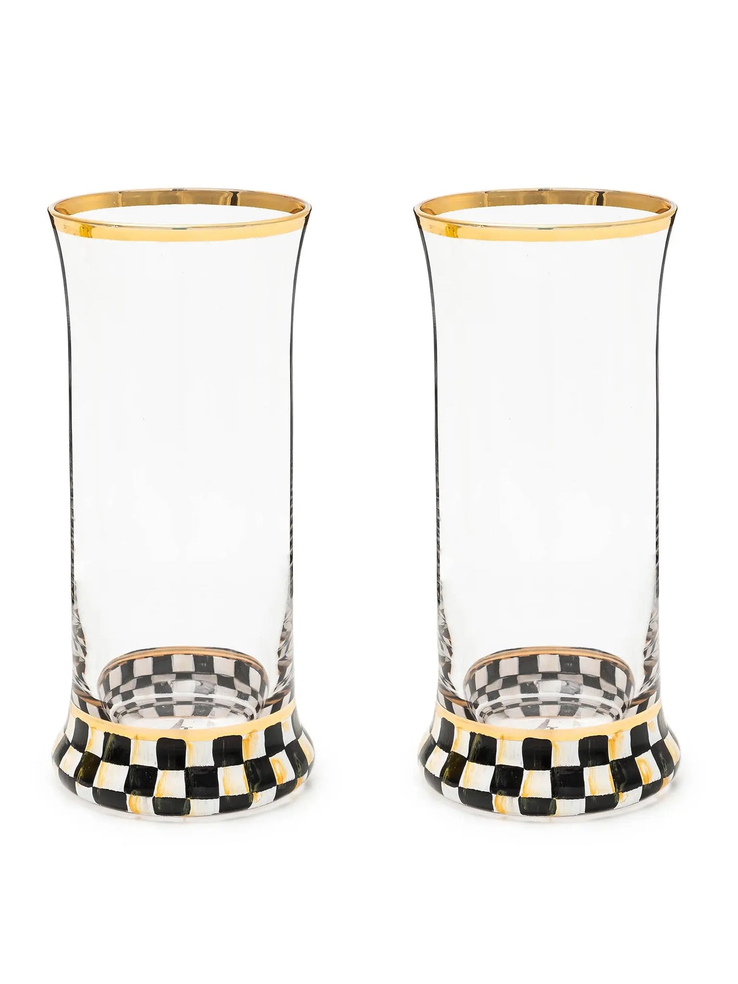 Glass: Highball, Courtly Check Set 2