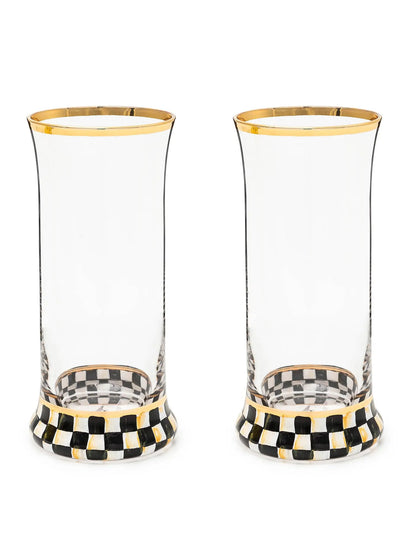 Glass: Highball, Courtly Check Set 2