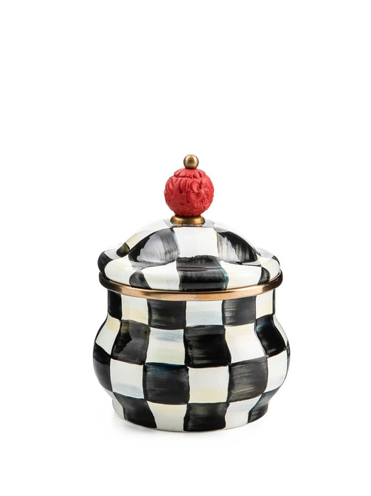 Courtly Check Lidded Sugar Bowl