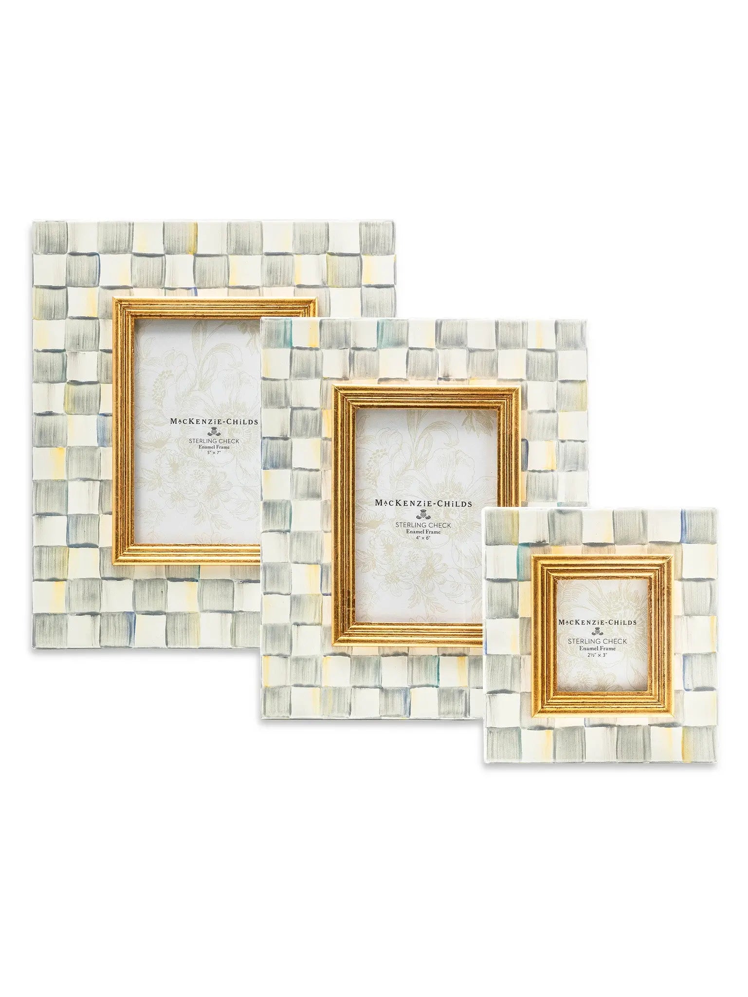 Sterling Check 4" x 6" Frame