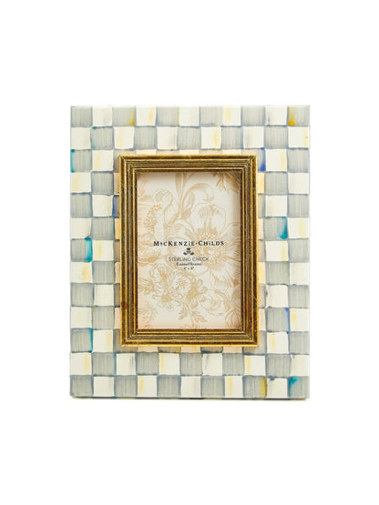 Sterling Check 4" x 6" Frame