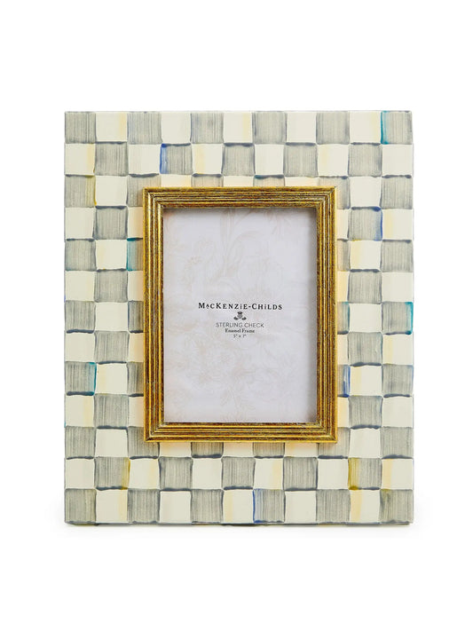 Sterling Check 5” x 7” Frame