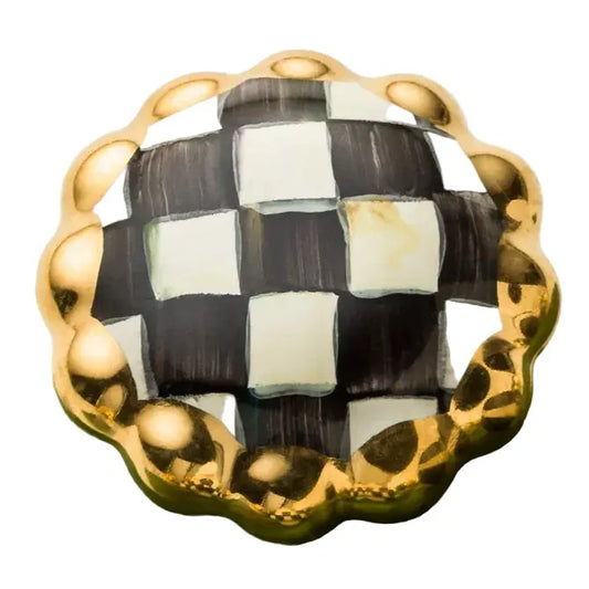 Courtly Check Round Knob