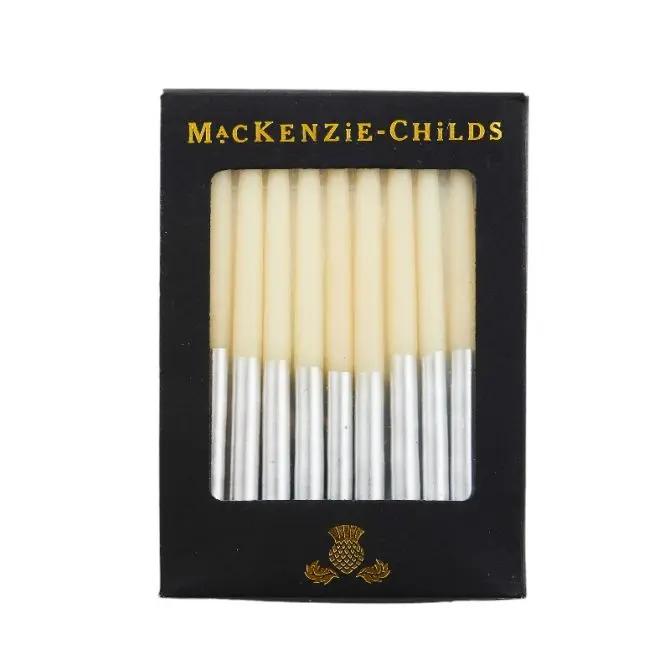 Hanukkah Silver Candle Set