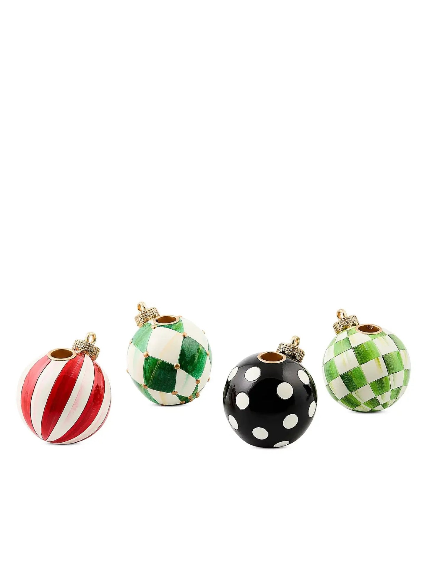 Check It Out Ornament Candle Holders Set of 4