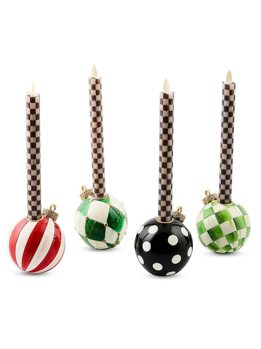 Check It Out Ornament Candle Holders Set of 4