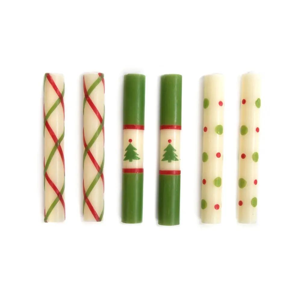Mini Noel Dinner Candles Set of 6
