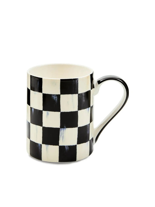 Courtly Check Stoneware Mug