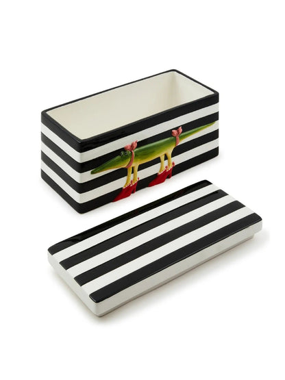 Patience Brewster Gloria Alligator Lidded Box