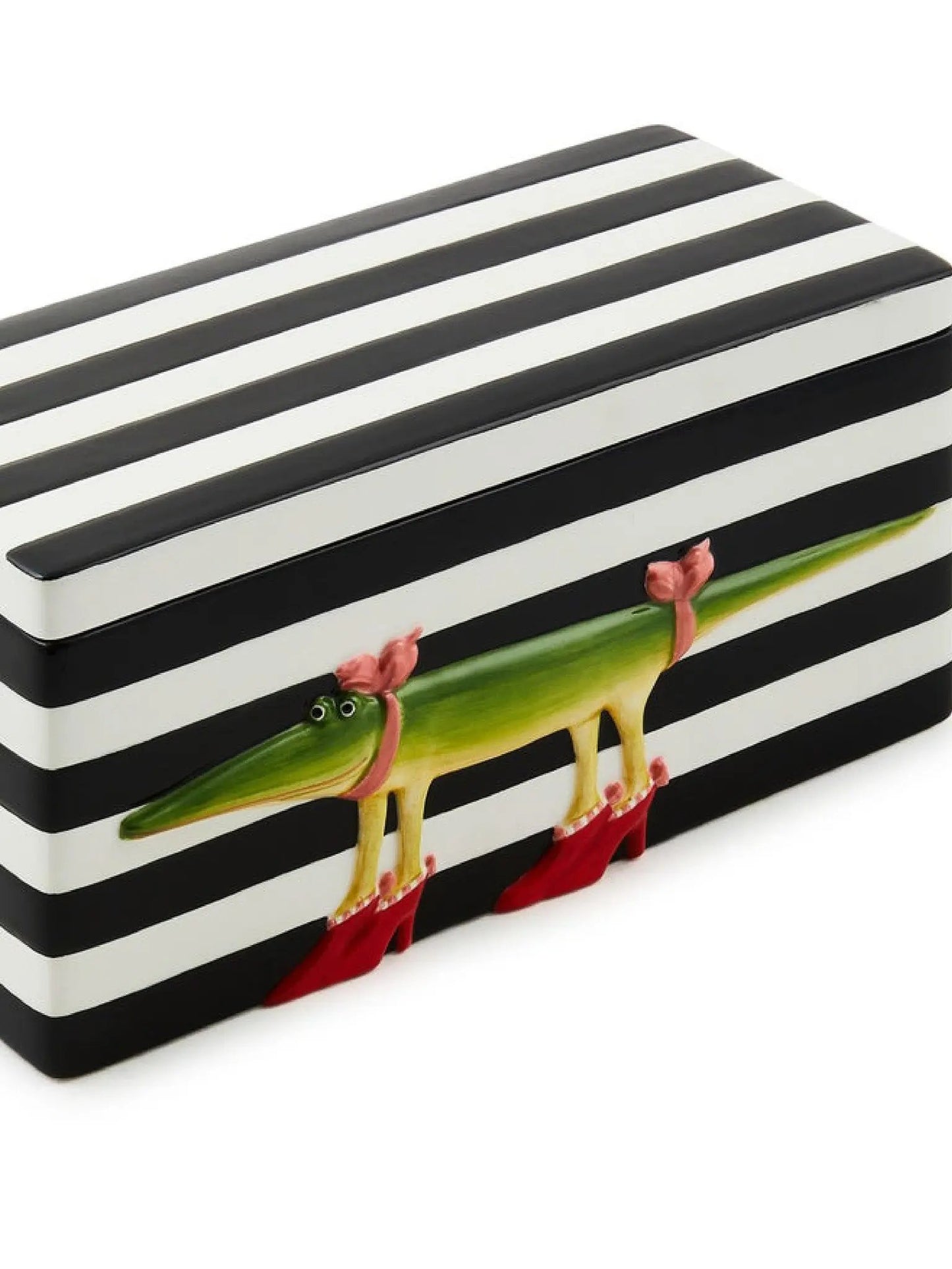 Patience Brewster Gloria Alligator Lidded Box