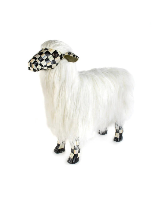Courtly Check White Sheep Large