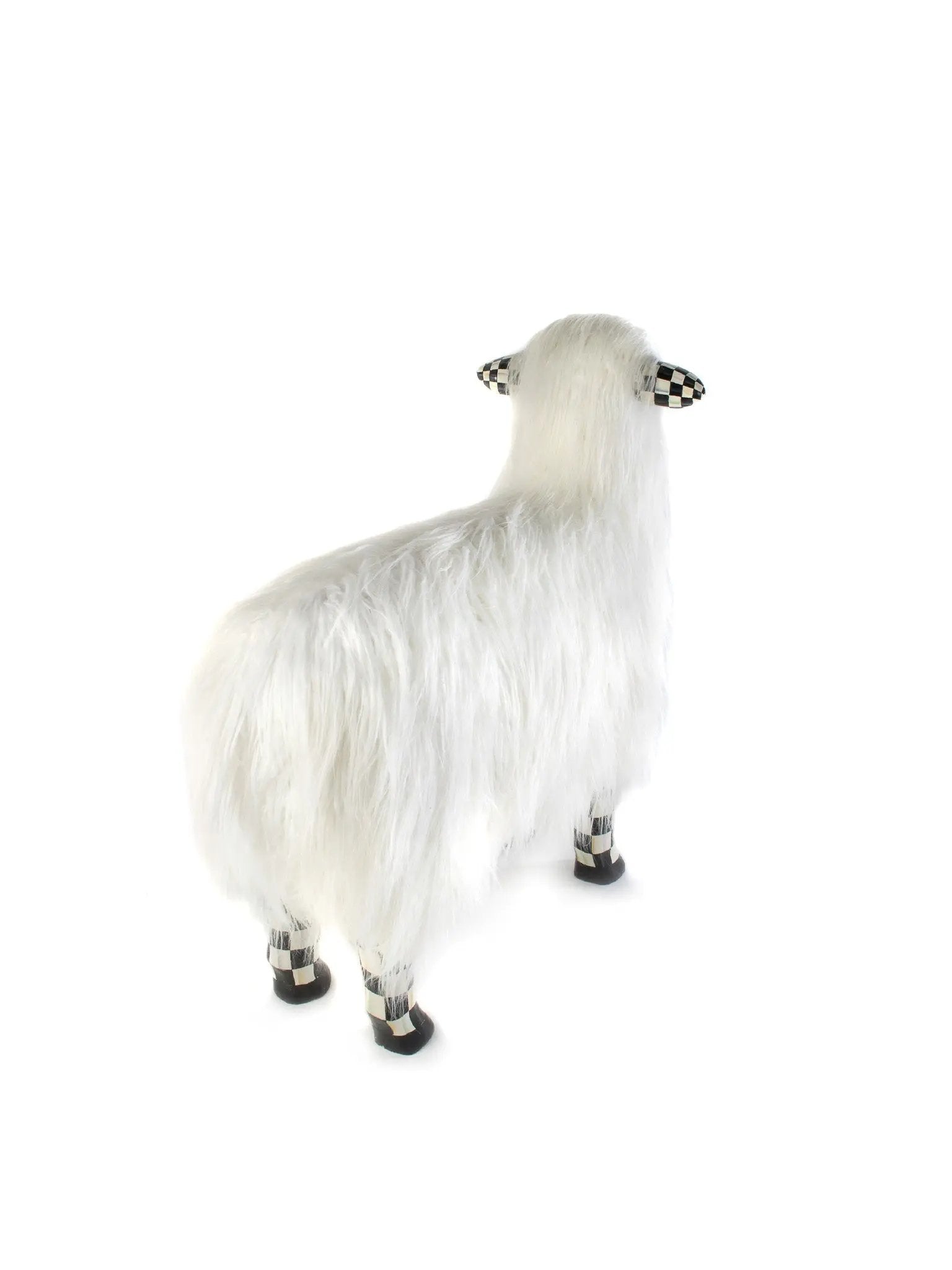 Courtly Check White Sheep Large