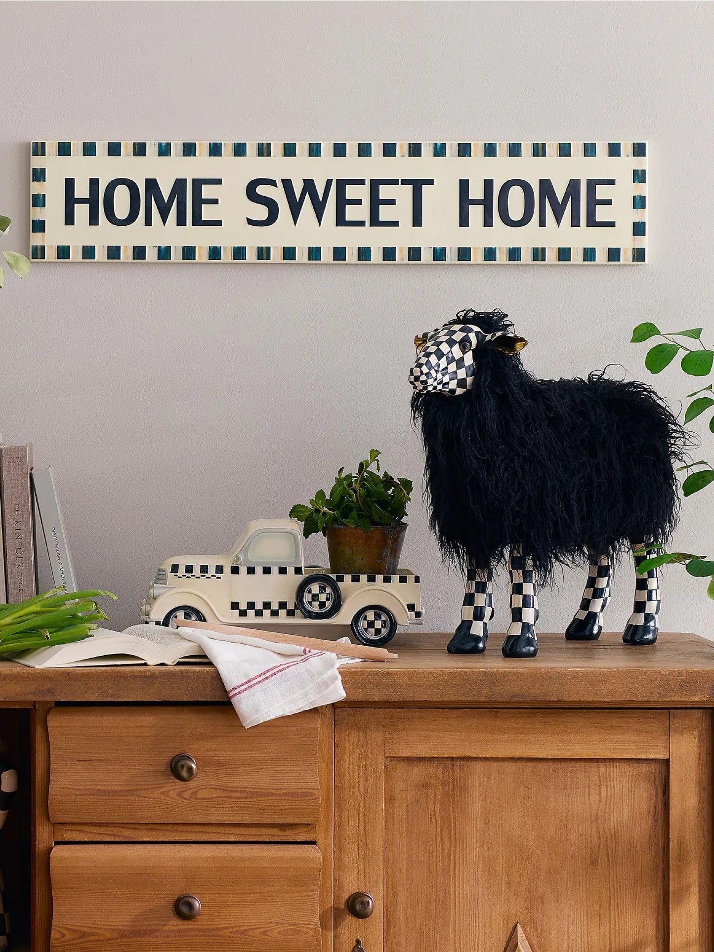 Courtly Check Black Sheep Small