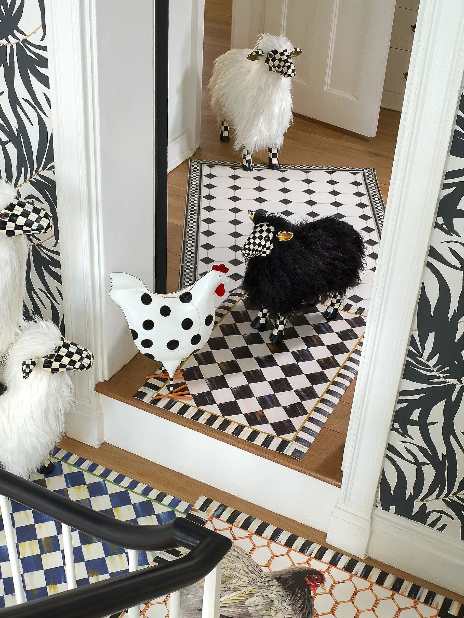 Courtly Check Black Sheep Small