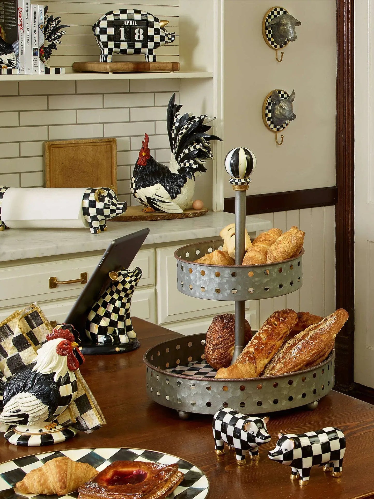 Courtly Check Rooster