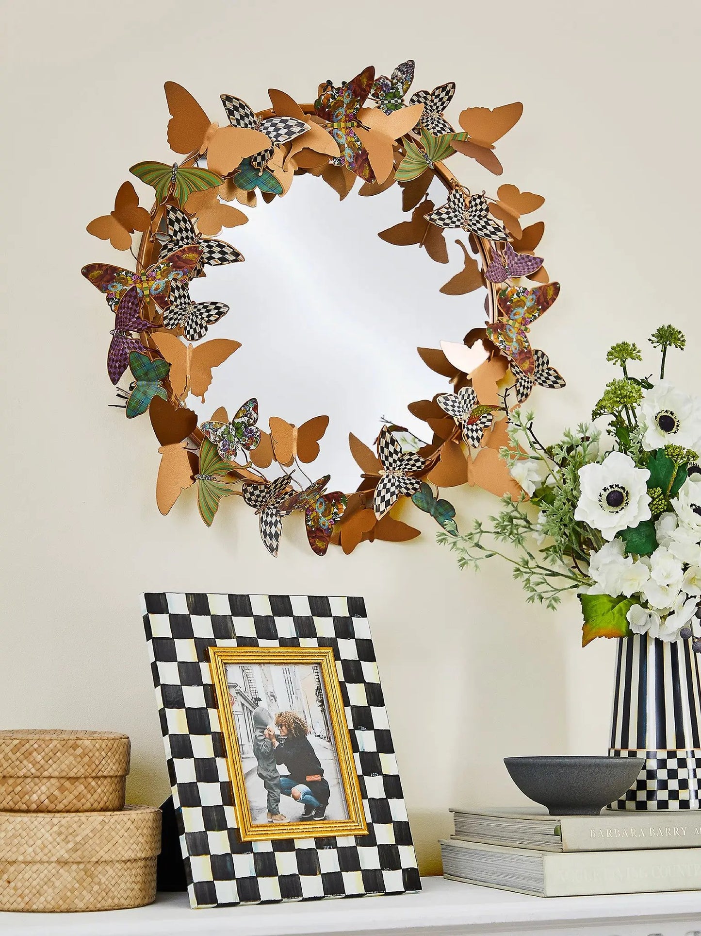Butterfly Garden Mirror