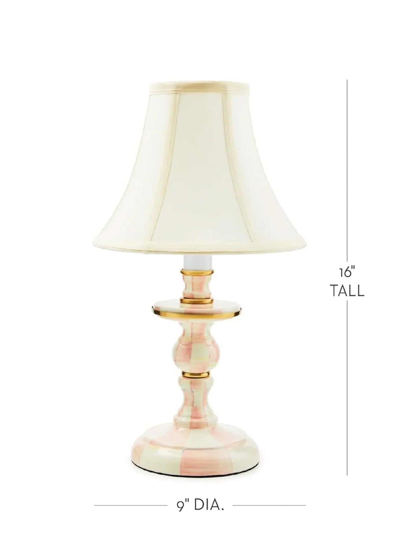 Rosy Check Candlestick Lamp