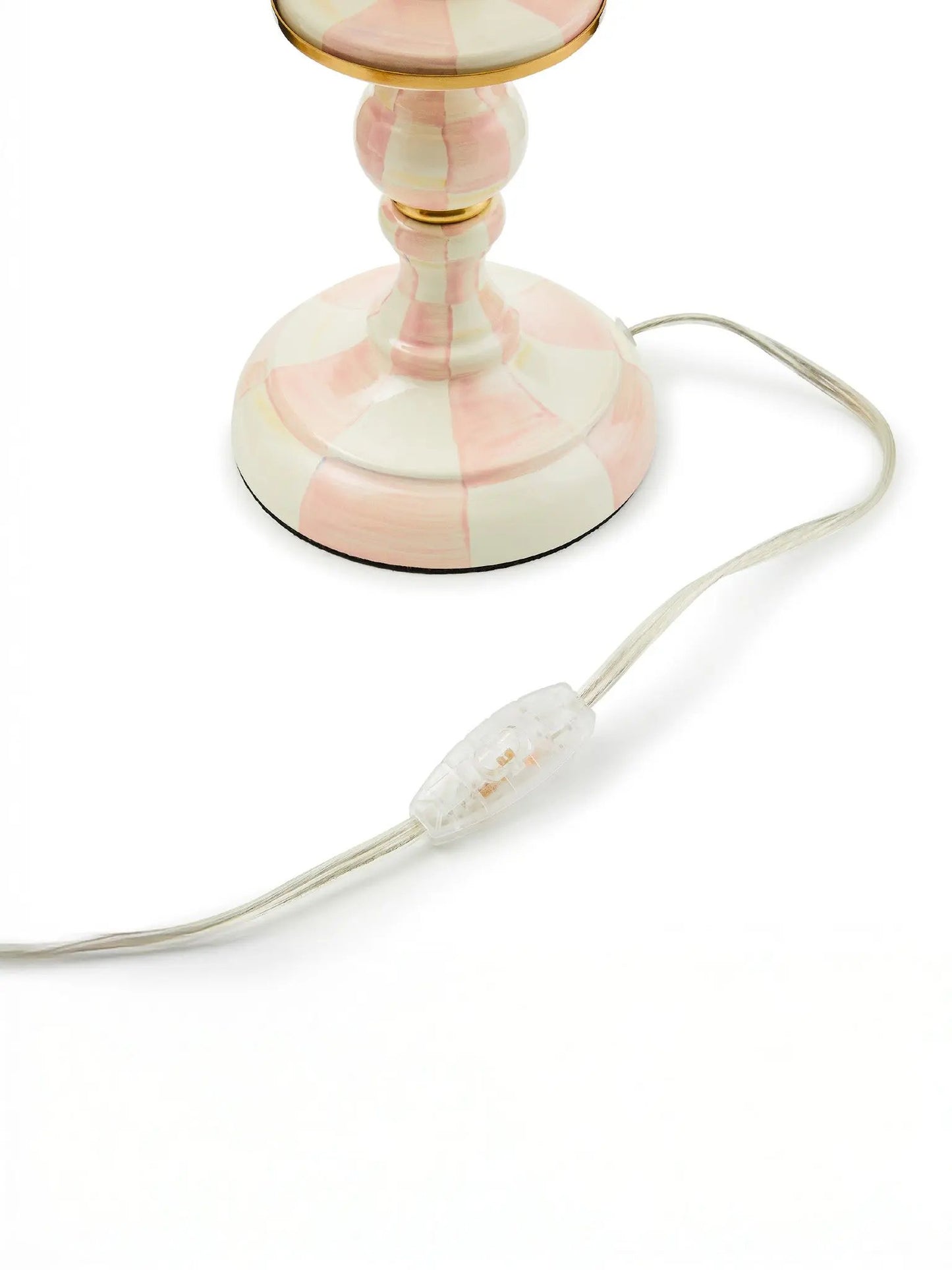 Rosy Check Candlestick Lamp