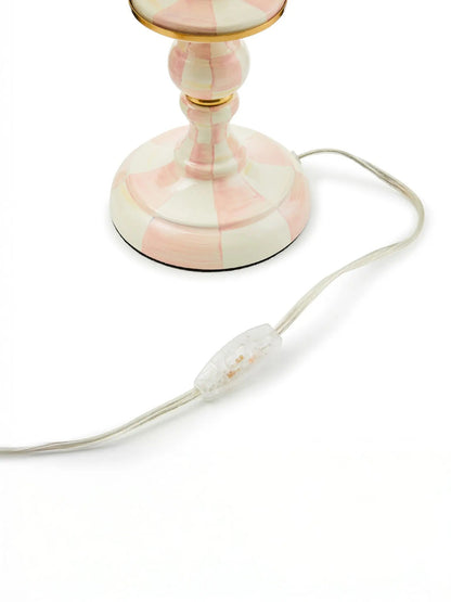 Rosy Check Candlestick Lamp