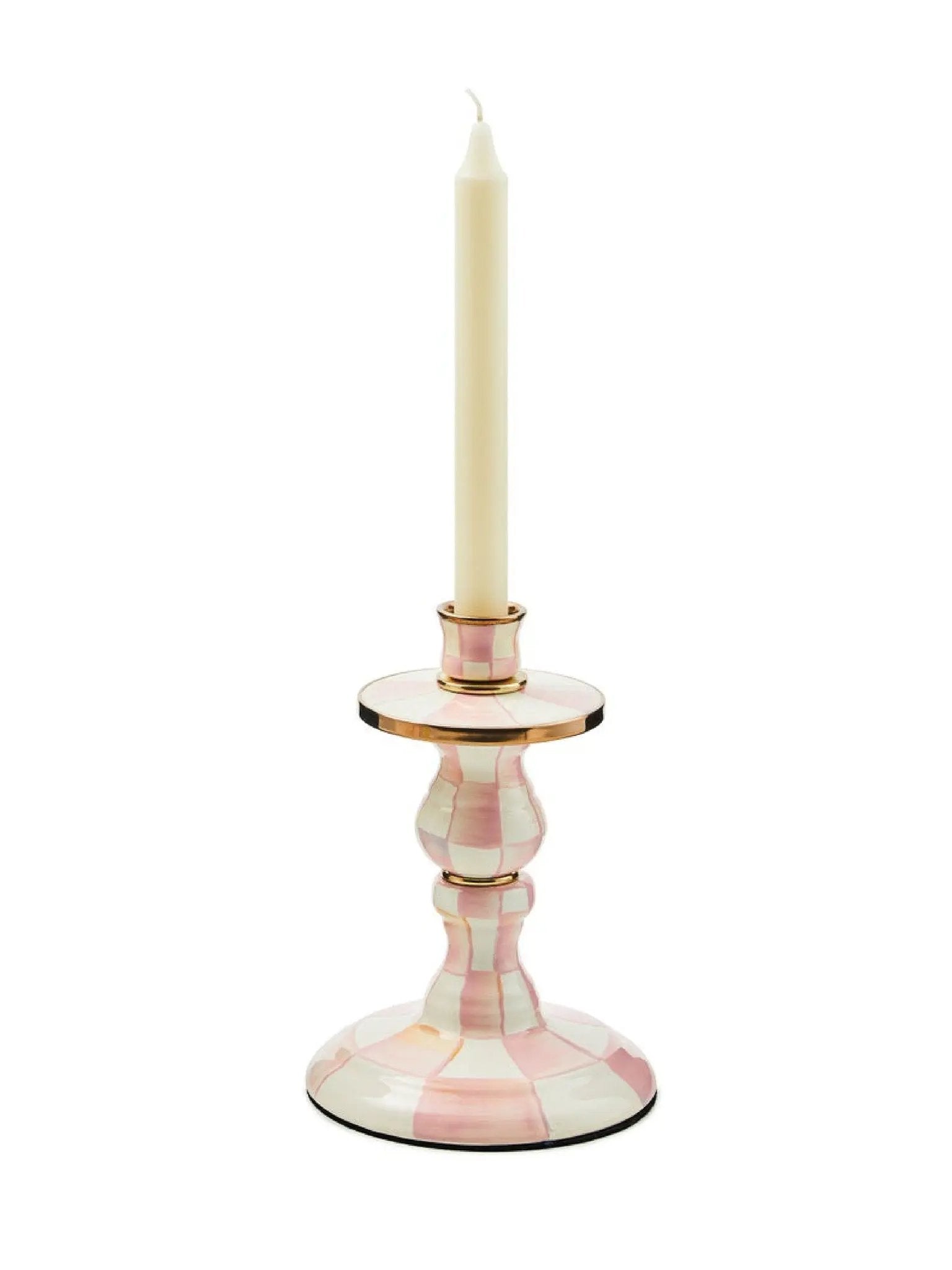 Rosy Check Small Candlestick