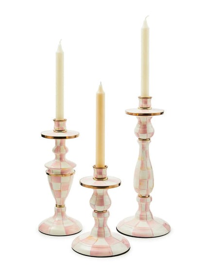 Rosy Check Small Candlestick