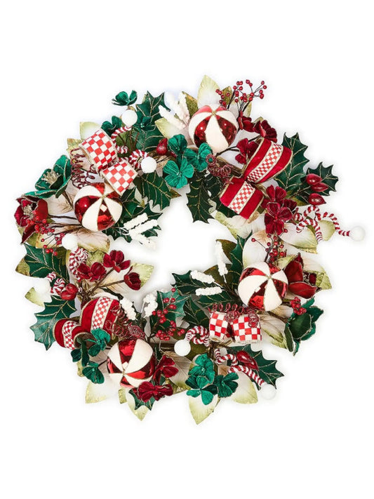 Holly Christmas 26" Wreath